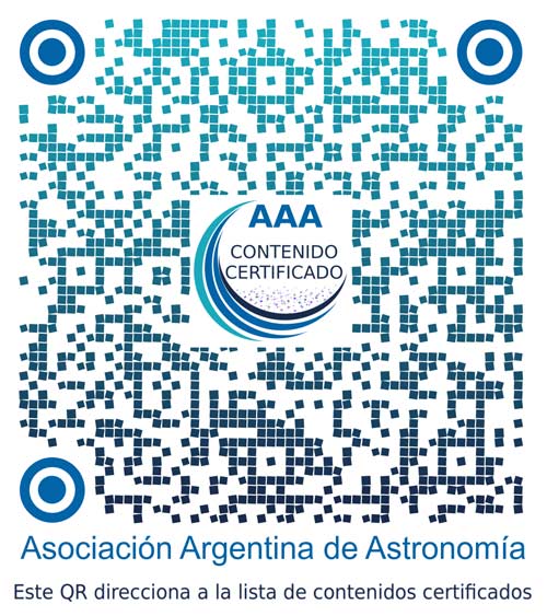 Certificación de Asociación Argentina de Astronomía